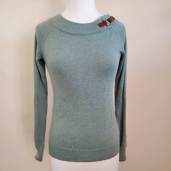 Lauren by Ralph Lauren green sweater - Picture 2 of 7